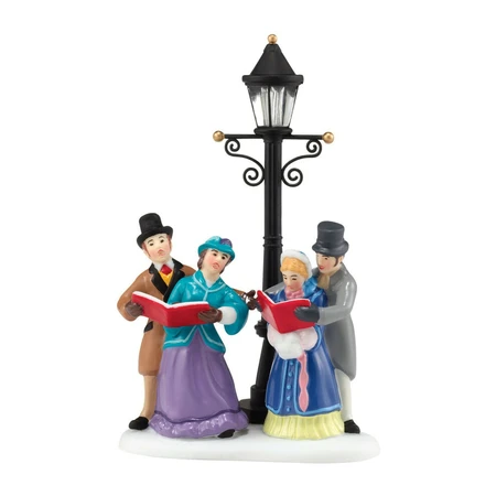 Dickens' Village Caroling by Lamplight accessoirefiguur