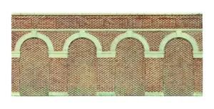 Hornby Brick Retaining Walls 2 pcs 1:76
