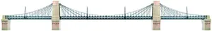 Hornby Large Suspension Bridge