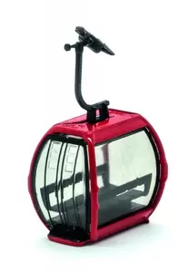 Jägerndorfer gondola Omega V for 10 pers. red 1:87 H0