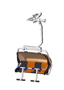 Jägerndorfer seats 4 pers. orange/black 1:32 - image 2