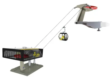 Jägerndorfer ski lift D-line Planai 1:32