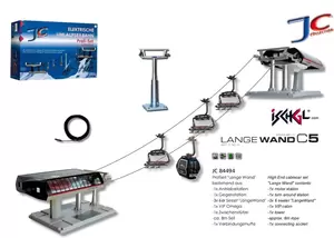 Jägerndorfer ski lift professional Langewand Ischgl black/red/grey 1:32 - image 2