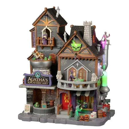 Lemax agatha's apothecary Spooky Town 2022