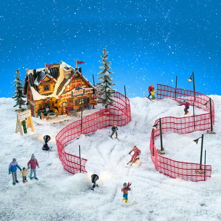 Lemax apres-ski lodge set Vail Village 2025 - image 1