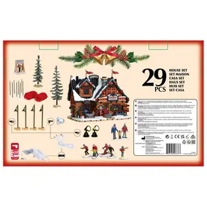 Lemax apres-ski lodge set Vail Village 2025 - image 2