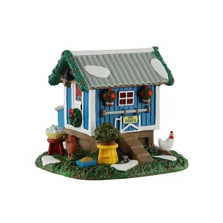 Lemax backyard chicken coop Caddington Village 2025 - image 2
