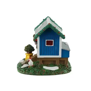 Lemax backyard chicken coop Caddington Village 2025 - image 4