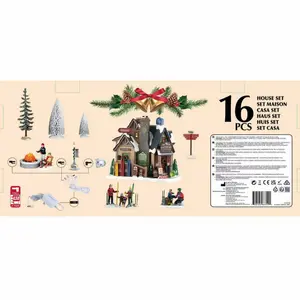 Lemax bighorn peak mountain sports snow gear set Vail Village 2026 - image 3