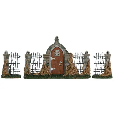 Lemax bramble gate Spooky Town 