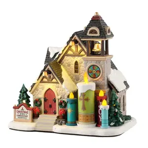 Lemax candlelight church Caddington Village 2025 - image 2