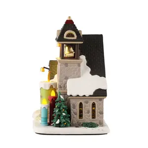 Lemax candlelight church Caddington Village 2025 - image 4