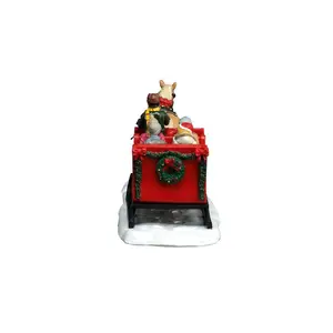 Lemax caroling sleigh ride Harvest Crossing 2026 - image 3