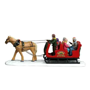 Lemax caroling sleigh ride Harvest Crossing 2026 - image 4