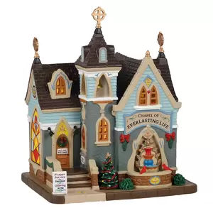Lemax chapel of everlasting life Caddington Village 2021 - image 3