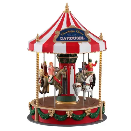 Lemax christmas cheer carousel Caddington Village 2021