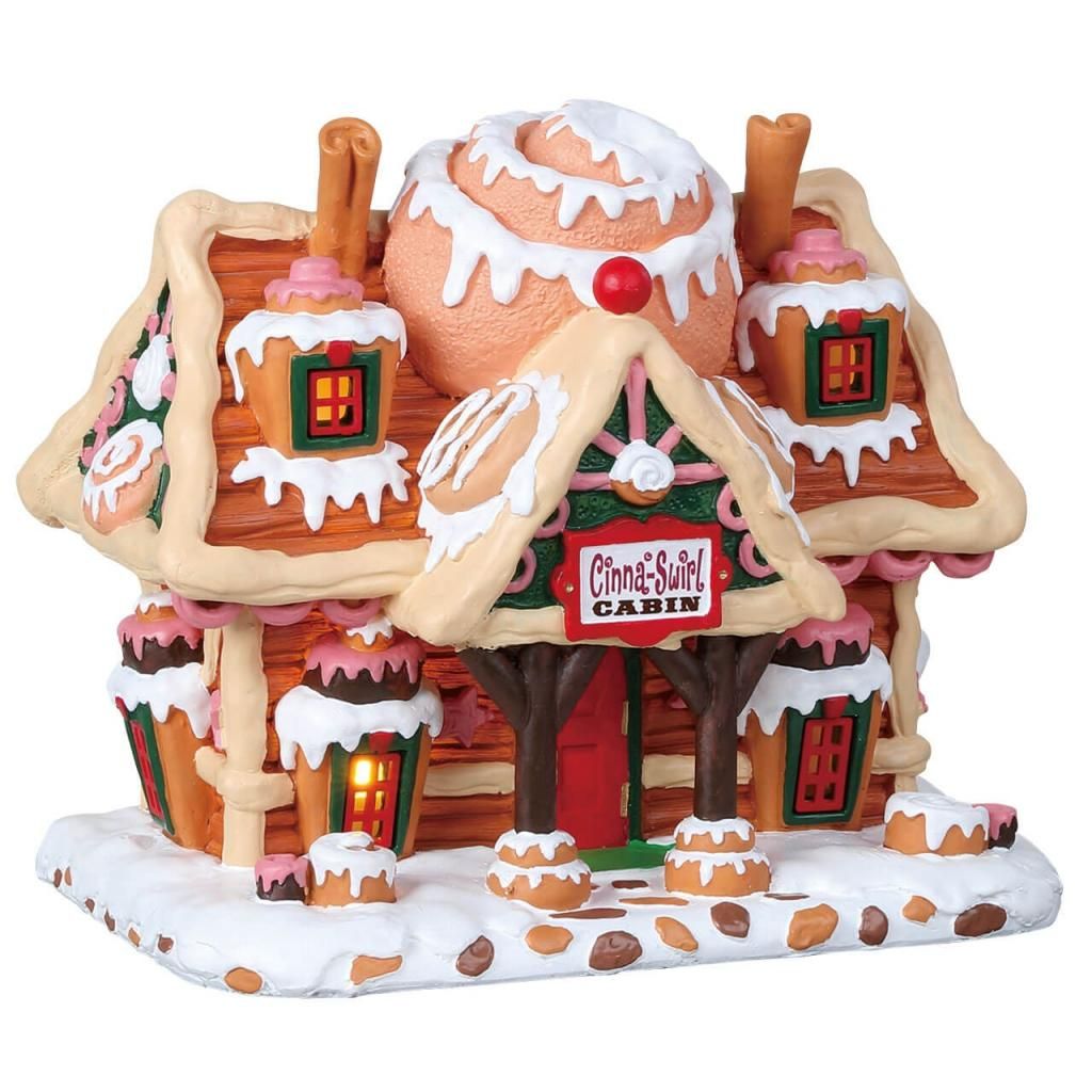 Lemax cinna-swirl cabin Sugar 'n' Spice 2018 - Christmas Village - Lemax
