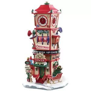 Lemax countdown clock tower Santa's Wonderland 2018 - image 4