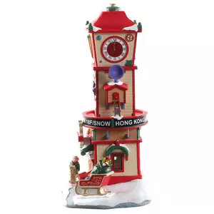 Lemax countdown clock tower Santa's Wonderland 2018 - image 2