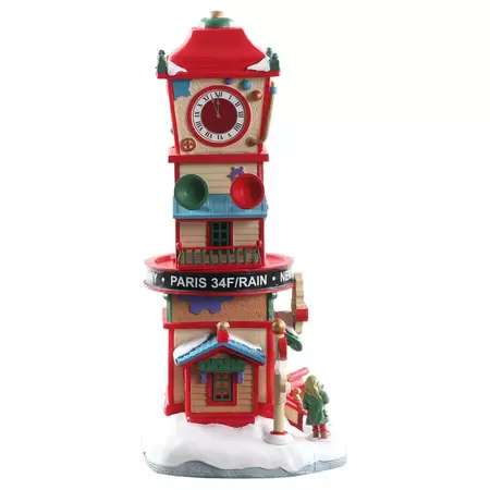 Lemax countdown clock tower Santa's Wonderland 2018 - image 3