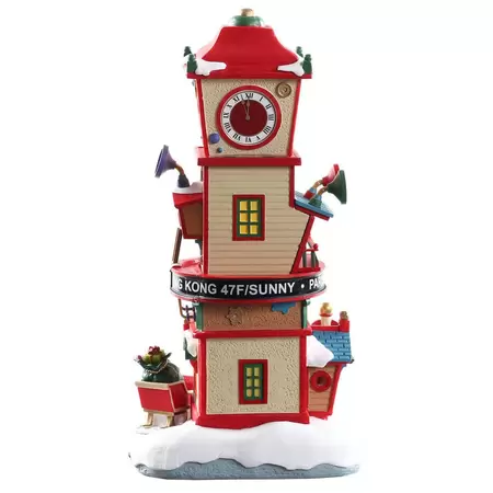 Lemax countdown clock tower Santa's Wonderland 2018 - image 4