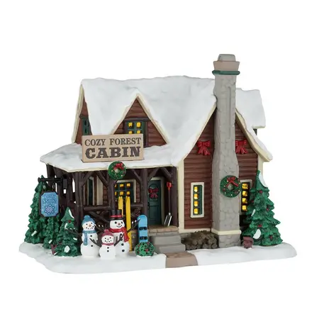 Lemax cozy forest cabin Vail Village 2026 - image 1