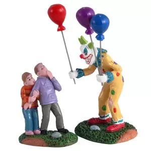 Lemax creepy balloon seller s/2 Spooky Town 2021