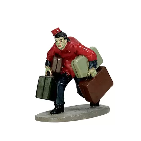 Lemax creepy bellboy Spooky Town 2017