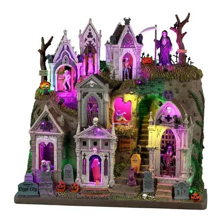 Lemax crypt city Spooky Town 2026