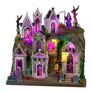 Lemax crypt city Spooky Town 2026