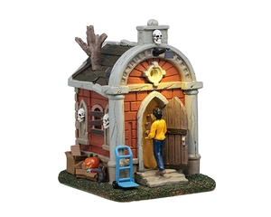 Lemax crypt move in Spooky Town 2025