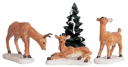 Lemax dad and fawns s/4 General 1999