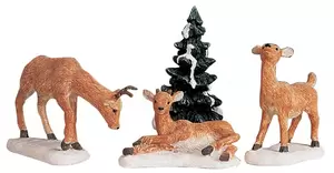 Lemax dad and fawns s/4 General 1999