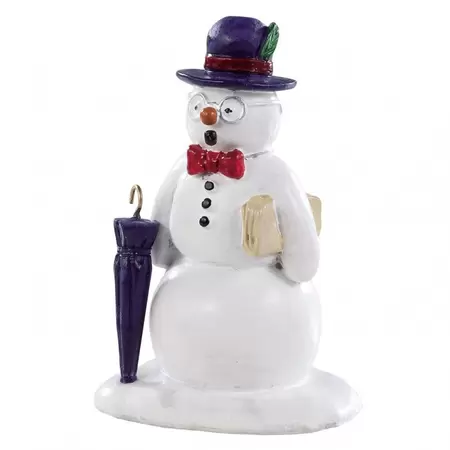 Lemax dapper & debonair snowman Caddington Village 2019