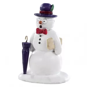 Lemax dapper & debonair snowman Caddington Village 2019