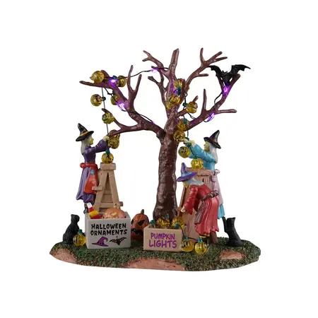 Lemax decorating the spooky tree Spooky Town 2026 - image 1