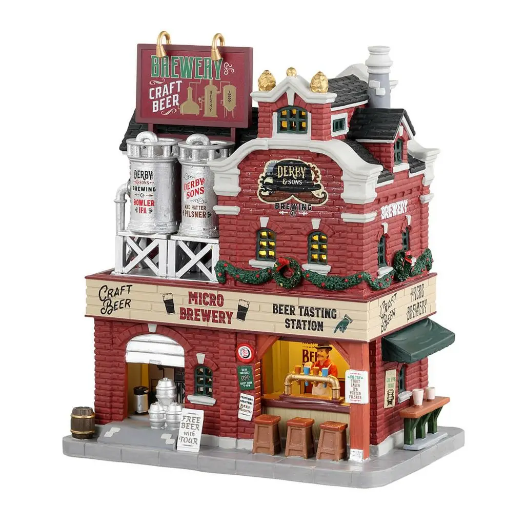 Kersthuisje Yulesteiner brewery LEMAX