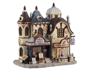 Lemax dorian gray's art supplies Spooky Town 2025