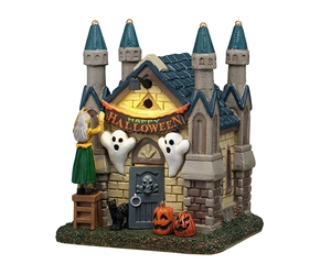 Lemax dreary decorations Spooky Town 2025