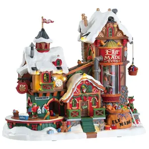 Lemax elf made toy factory Santa's Wonderland 2018