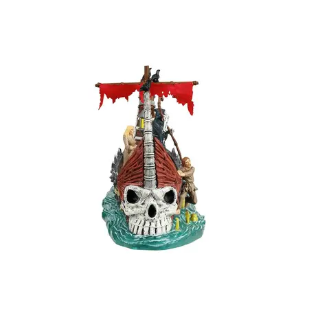 Lemax ferry on river styx Spooky Town 2024 - image 2