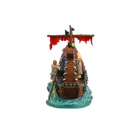 Lemax ferry on river styx Spooky Town 2024 - image 3