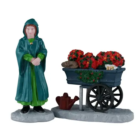 Lemax floral street vendor Caddington Village 2026
