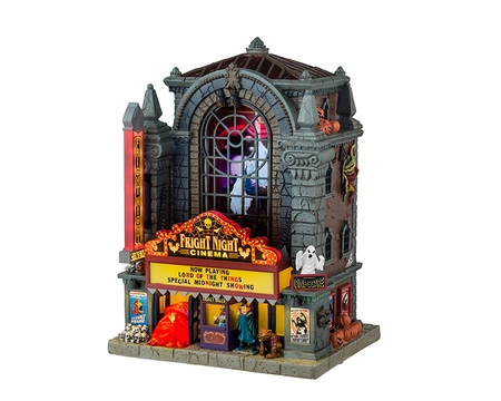 Lemax fright night cinema Spooky Town 2025