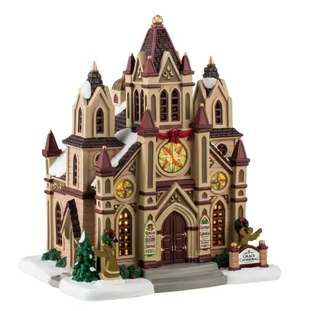Lemax grace cathedral Caddington Village 2024 - image 1