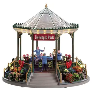 Lemax holiday garden green bandstand General 2019