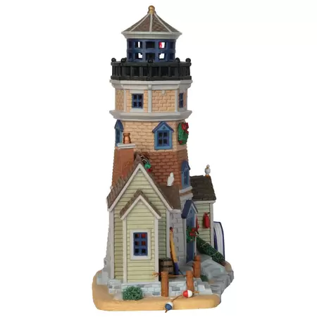 Lemax holly bay lighthouse Plymouth Corners 2014 - image 2