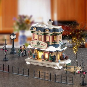 Lemax holly jolly junction set Caddington Village 2025 - image 1