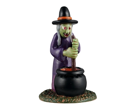 Lemax inflatable witch yard decoration Spooky Town 2025