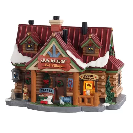 Lemax james' pet village Vail Village 2021 - image 1